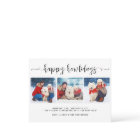 Modern Dog Photo Collage Christmas Happy Howlidays