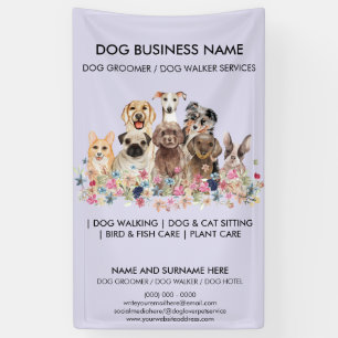 Modern Dog Salon Banner