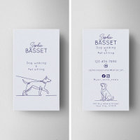 Modern Dog Walking, Pet Sitting Minimalist