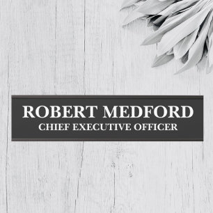 Modern Door Sign Name Plate