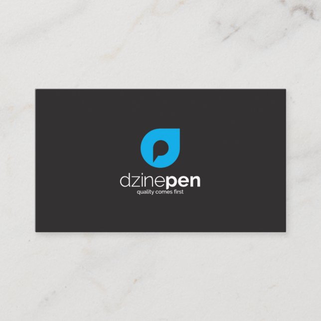 modern double sided business card (Front)