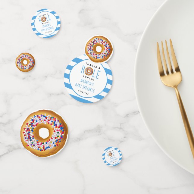 Modern Doughnut Boys Baby Shower Sprinkle Confetti (Group)