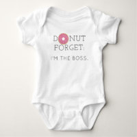 Modern Doughnut Forget Baby bodysuit one-piece