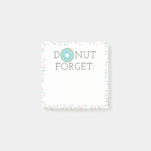 Modern Doughnut Forget Post-it Notes