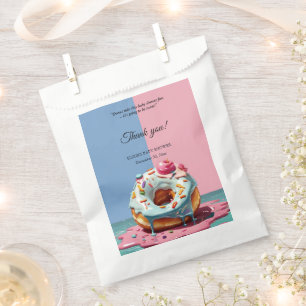 Modern Doughnut Sprinkles Gender Neutral Baby Show Favour Bags