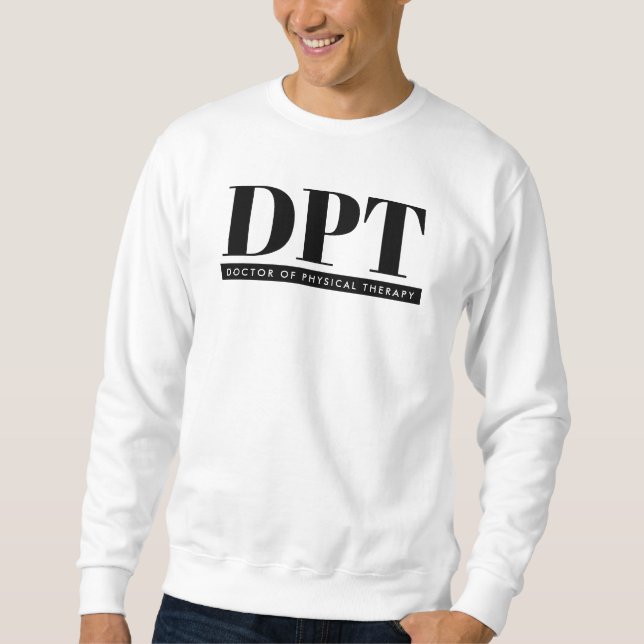 Modern DPT Doctor of Physical Therapy Sweatshirt (Front)