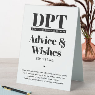 Modern DPT Graduation Party Advice & Wishes 