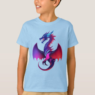 "Modern Dragon Emblem " designed  T-Shirt