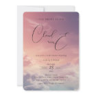 Modern Dreamy Sunset On Cloud 9 Bridal Shower