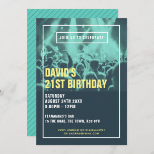 Modern Duotone Party Invitation