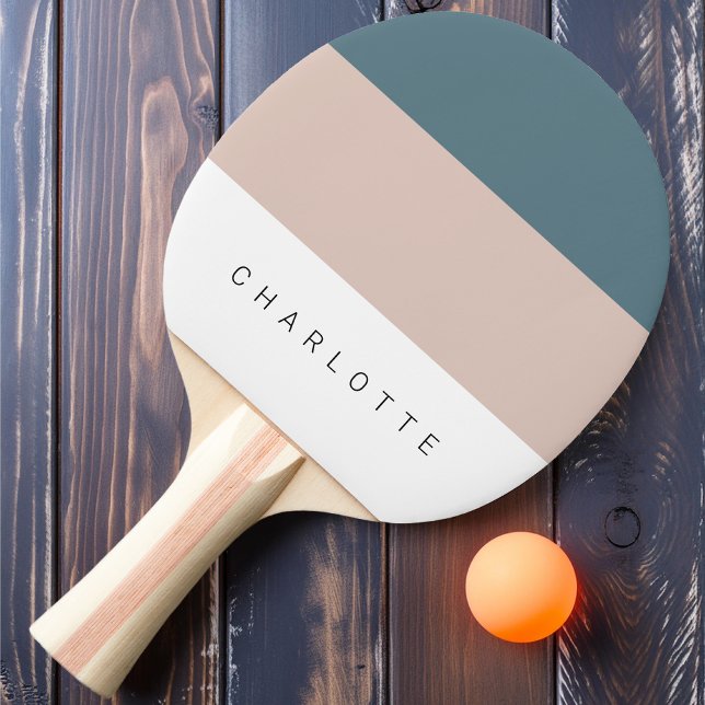 Modern Dust Storm Three-Tone with Name Ping Pong Paddle (Creator Uploaded)