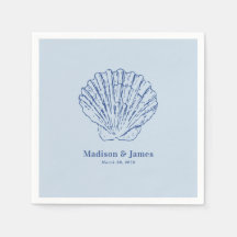 Modern Dusty Blue Coastal Wedding