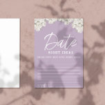 Modern Dusty Pink Date nidht ideas<br><div class="desc">Dusty Pink Date nidht ideas Paper Sheet. Bridal shower activity.</div>