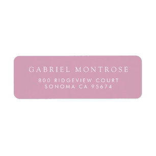 Modern Dusty Pink Minimalist 