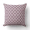 Modern Dusty Plum Moroccan Quatrefoil Pattern