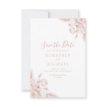 modern dusty rose floral wedding