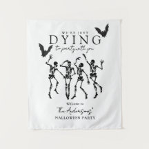 Modern Dying To Party Skeletons Halloween Party