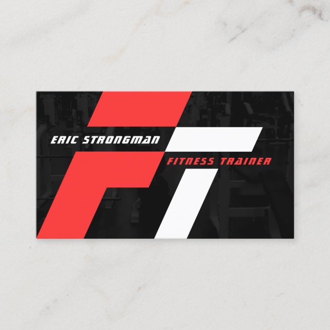 Modern dynamic motion  business card (Front)