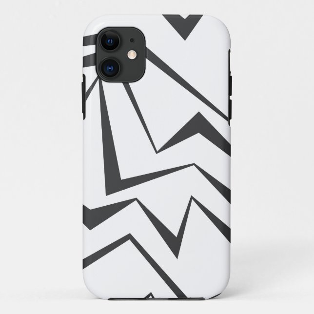 Modern, dynamic, simple, bold abstract graphic art Case-Mate iPhone case (Back)