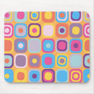 Modern Eames Rectangles 31 Mouse Mat