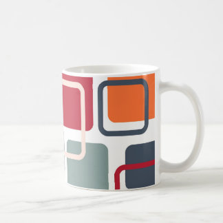 Modern Eames Rectangles 4 Coffee Mug