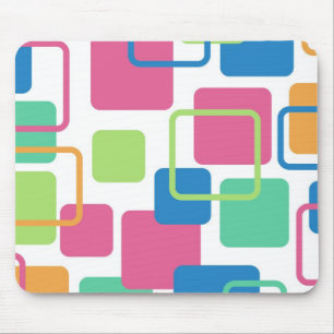 Modern Eames Rectangles 7 Mouse Mat