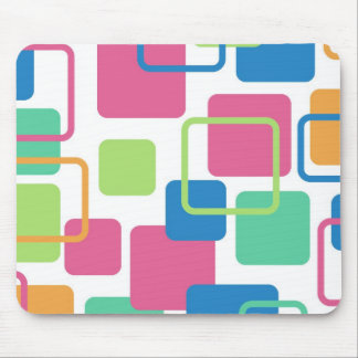 Modern Eames Rectangles 7 Mouse Mat