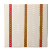 Modern Earth Tone Geometric Pattern