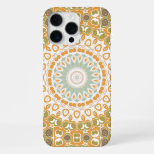 Modern Earth Tone Mandala Pattern iPhone 16 Pro Max Case