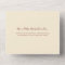 Modern Earth Tone Wedding w/ Perforated RSVP