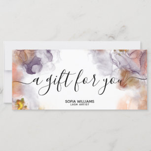 Modern Earth Tones Certificate Gift Card Add Logo
