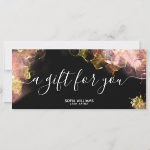 Modern Earth Tones Certificate Gift Card Add Logo