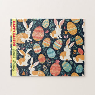 Modern Easter Bunny Collection Jigsaw Puzzle