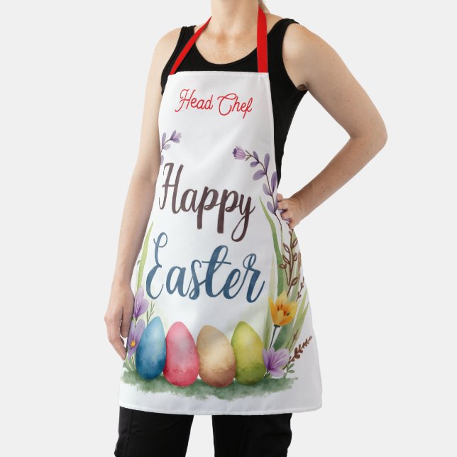 Modern Easter Eggs Beautiful Collection Apron (Insitu)