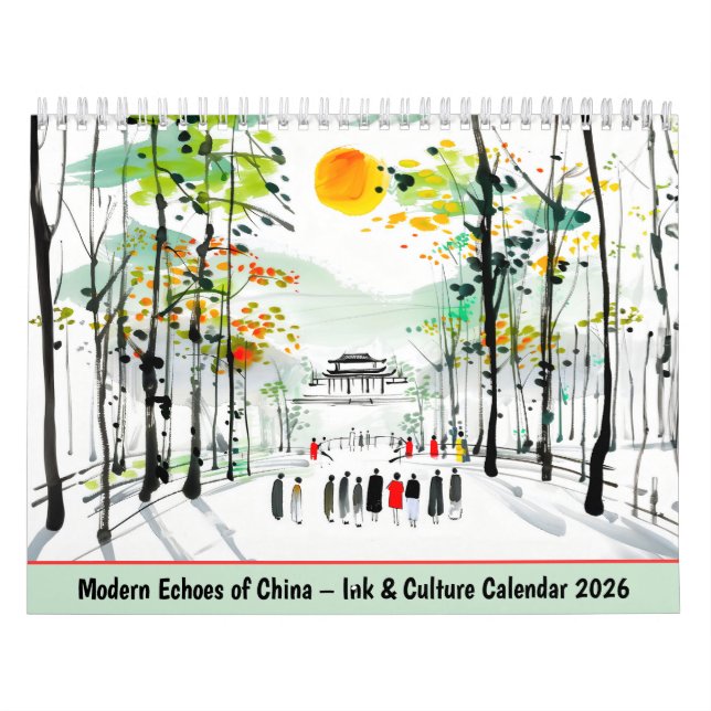 Modern Echoes of China – Ink & Culture Calendar 20 (Cover)