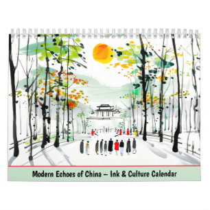 Modern Echoes of China – Ink & Culture Calendar 20
