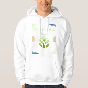 Modern Eco Abstract Design Hoodie