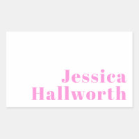 Modern Editable Business Name or First & Last Name