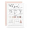 Modern Editable Colour Bridesmaid Proposal Info ca