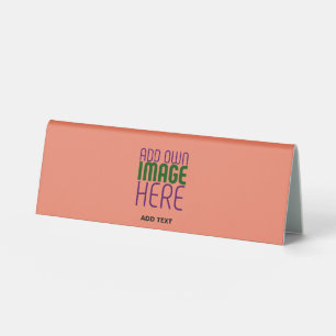 MODERN EDITABLE CORAL ORANGE IMAGE TEXT TEMPLATE