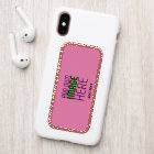 MODERN EDITABLE CUTE HOT PINK IMAGE TEXT TEMPLATE