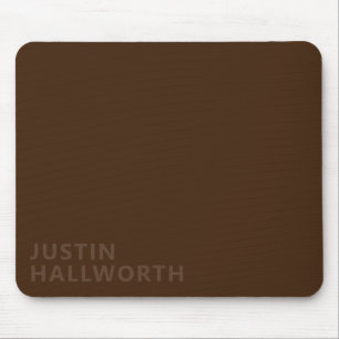 Modern Editable Name Mouse Mat