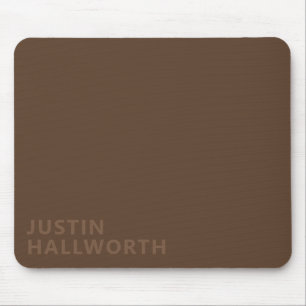 Modern Editable Name Mouse Mat