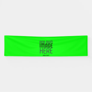 MODERN EDITABLE NEON GREEN IMAGE TEXT TEMPLATE BANNER