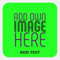 MODERN EDITABLE NEON GREEN IMAGE TEXT TEMPLATE