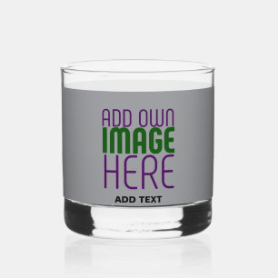 MODERN EDITABLE SIMPLE ASH IMAGE TEXT TEMPLATE WHISKEY GLASS