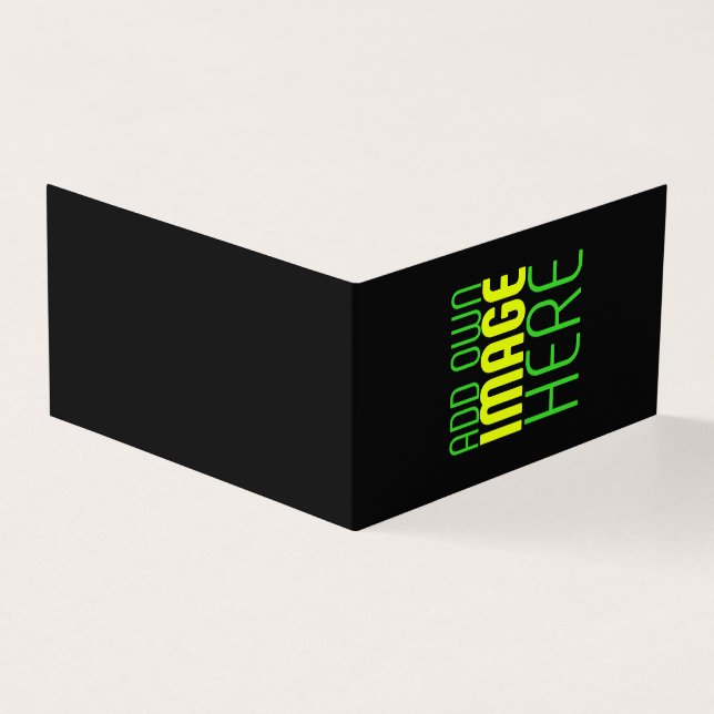 MODERN EDITABLE SIMPLE BLACK IMAGE TEXT TEMPLATE (Outside)