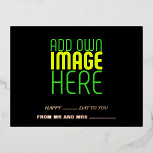 MODERN EDITABLE SIMPLE BLACK IMAGE TEXT TEMPLATE