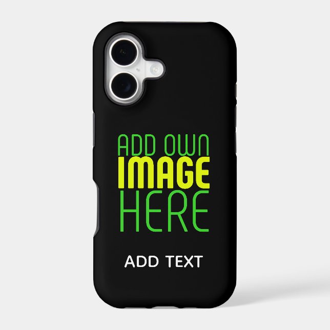 MODERN EDITABLE SIMPLE BLACK IMAGE TEXT TEMPLATE (Back)