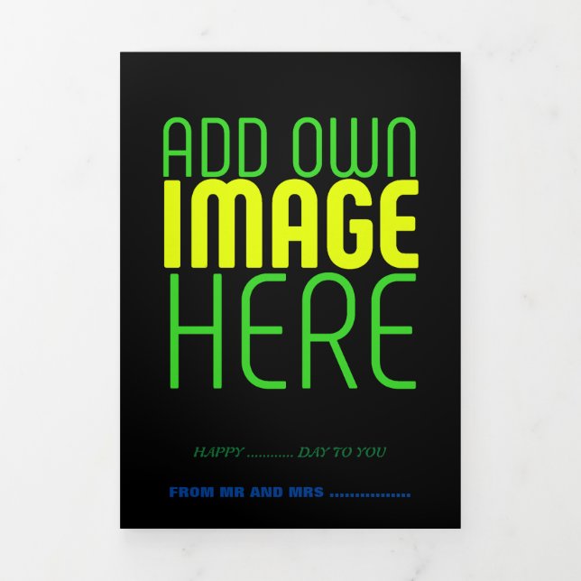 MODERN EDITABLE SIMPLE BLACK IMAGE TEXT TEMPLATE (Cover)
